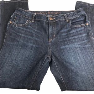 Simply Vera Vera Wang roll cuff capris Size 10